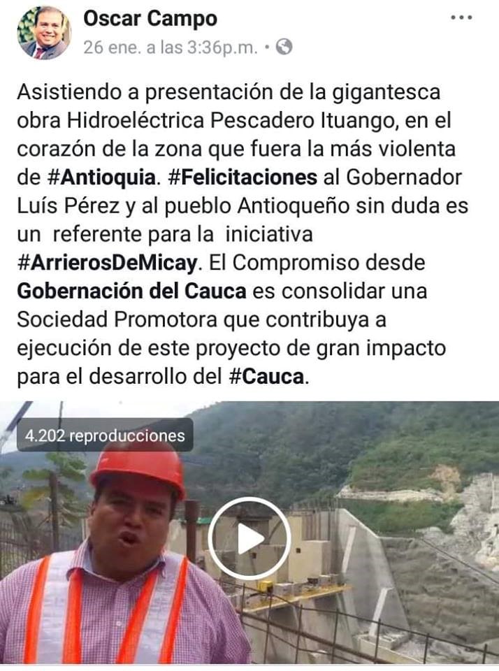 Gobernador Cauca