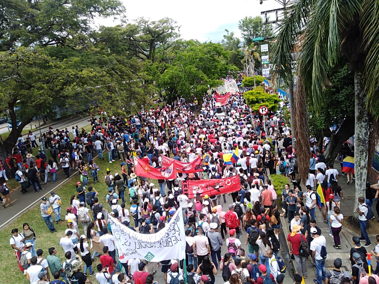 Marcha universidades 95