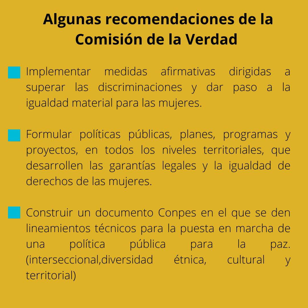 Recomendaciones de la CV