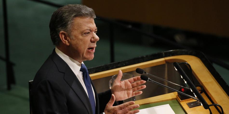 Santos en la ONU