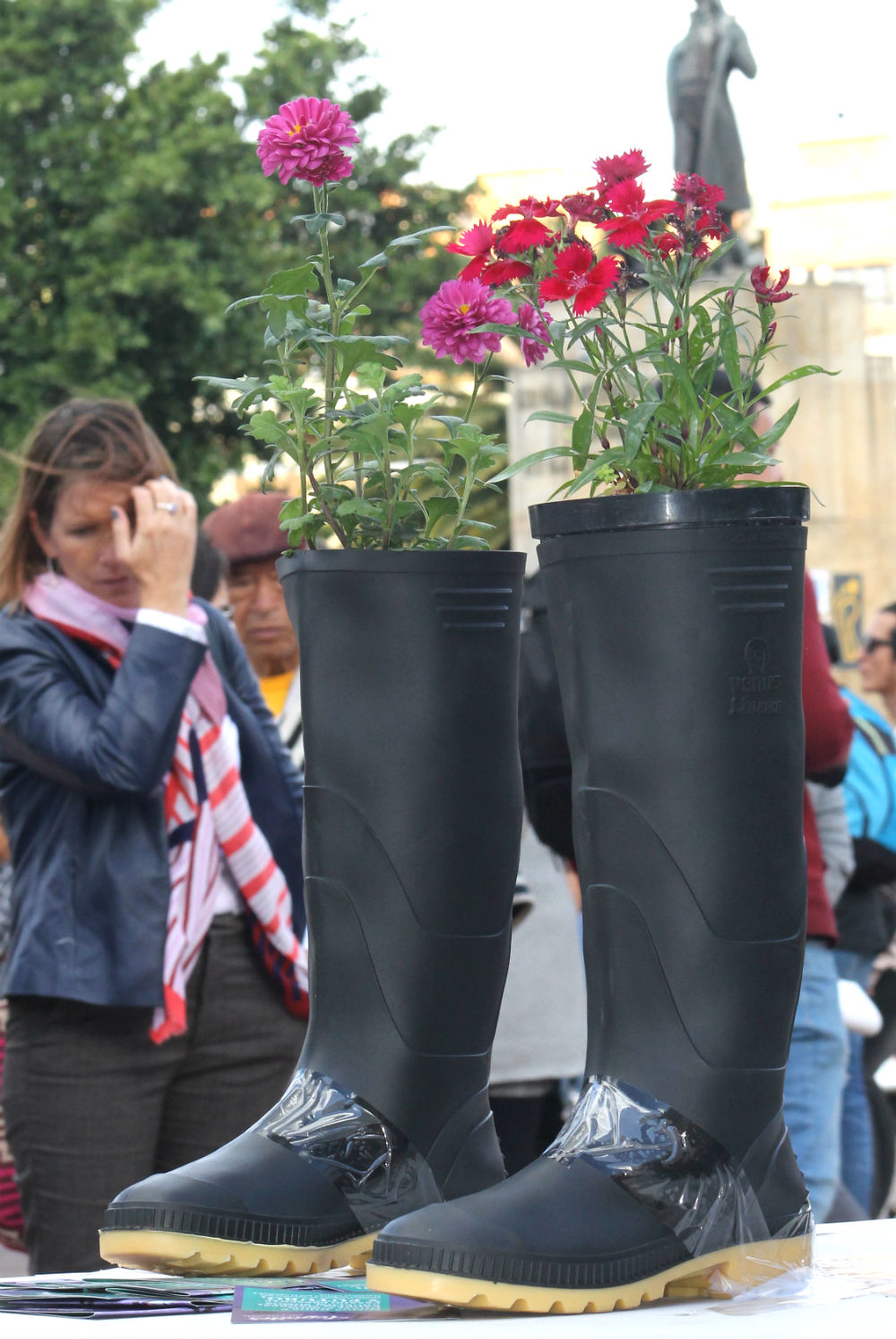 botas con flores 2